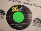 JOE SIMON : Just Like Yesterday  Northern Soul 45 HEAR