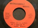 45 ERNEST MOSLEY on MONAWOLF Honey You Are obscure 70s