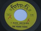 RARE 60's GARAGE POP 45 THE YOUNG TIGERS FOTO FI Hear