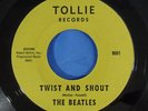 Beatles - Twist & Shout - Yellow & Black Tollie 45