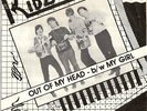 THE KIDZ Out Of My Head 45 picture sleeve POWER POP