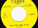 NORTHERN SOUL 45 RPM- GEARLENE DUCKETT on CARRIE RECORD