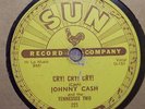 Johnny Cash 78 Sun Record Cry, Cry, Cry, Hey,Porter NR