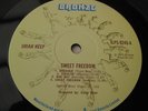 Uriah Heep SWEET FREEDOM UK LP 1ST PRESS A1/B1 MINT-