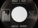rare Soul R&B 45 ODESSA HARRIS you're what i need