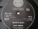 Black Sabbath MASTER OF REALITY UK COMPLETE W/POSTER NM