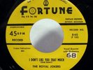 THE ROYAL JOKERS sweet little angel FORTUNE 840 DOO WOP