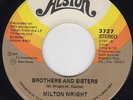 MILTON WRIGHT Brothers & Sisters MODERN SOUL 45