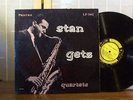 STAN GETZ LP QUARTETS ORIGINAL PRESTIGE w 50th D/G VG++