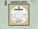 MONUMENT 975- CHARLIE McCOY-MY BABY`S BACK AGAIN-DEMO
