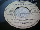 ROCKABILLY 45 JOHN T. WEBSTER EDDIE COCHRAN FREEDOM DJ