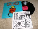 PUNK LP The Dicks KILL FROM THE HEART With LYRIC SHEET