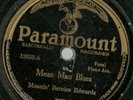 Moanin Bernice Edwards Mean Man Blues Paramount 78 rpm