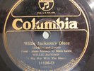 Willie Jackson-Willie Jackson's Blues-Columbia 14136