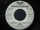 DOO WOP 45 - FOUR TROYS - FREEDOM PROMO - HEAR IT