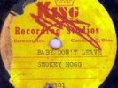 Smokey Hogg RARE UNRELEASED BLUES Federal ACETATE  HEAR