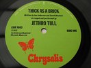 Jethro Tull THICK AS A BRICK UK 1GG/1R 1ST WHITE i EX+