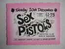 SEX PISTOLS 1977 ORIGINAL GENUINE UNUSED TICKET