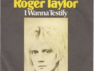 Roger Taylor QUEEN i wANNA tESTIFY DUTCH 45 Stock copy
