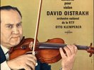 David OISTRAKH, KLEMPERER BRAHMS French LP COLUMBIA 879