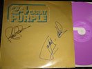 DEEP PURPLE 24 CARAT VERY RARE HAND SIGNED PURPLE LP