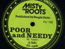 Misty In Roots - Poor and Needy / Follow Fashion12