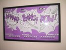 The Jam  rare 3 part Sound Effects Promo Poster Framed