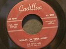 45 FOUR BARS on CADILLAC Love Me Forever rare doo wop