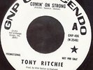 Tony Ritchie Garage Fuzz Promo 45 Comin' On Strong HEAR
