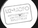 U2 MOFO MATTHEW ROBERTS LIMITED EDITION REMIX 12