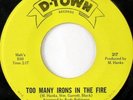 rare Soul 45 CODY BLACK too many irons in the fire Hear