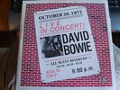 DAVID BOWIE-2 X LP'S-OCT 20 '72-LIVE CONCERT VINYL-LOOK