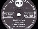 ULTR RARE IRISH ELVIS PRESLEY 78 HOUND DOG  ERC 1095 V+