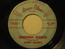 JERRY RAINES 45 Redhead DREW-BLAN rare rockabilly HEAR