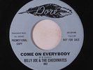 BILLY JOE & CHECKMATES: Oozin' Soul / Come On Everybody 45 Hear  (dj) Soul