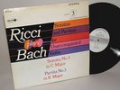 RICCI violin BACH unaccompanied DECCA STEREO WLP PROMO
