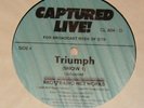 Triumph - 2LP RKO Captured Live Radio Show 1984 Show 1