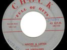 SERENADERS doo wop 45 on CHOCK “I Wrote a Letter” HEAR