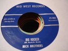 ROCKABILLY BECK BROS Big Rocker MID WEST 883 STARDAY