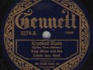 78 RPM King Oliver Gennett 5274 in VV+ (Louis, Dodds)