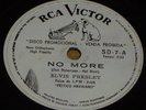 ELVIS PRESLEY 1961 No More RARE PROMO 10” 78 RPM BRAZIL