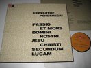 2 LP BOX/PENDERECKI/PASSIO ET MORS/JESU CHRISTI/BASF HM