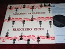 UK Decca SXL 2194 NB Ricci Violin Paganini 24 Caprices