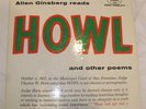 RARE ALLEN GINSBERG HOWL 1957 1ST PRESSING RED VINYL