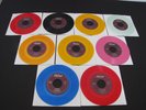 BEATLES 9 COLOR JUKEBOX 45'S CAPITOL VINYL SET WOW