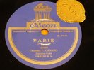 TANGO 78 rpm RECORD Odeon ORQUESTA FRANCISCO CANARO