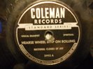 78RPM-NAT'L CLOUDS OF JOY-COLEMAN 5992-HEARSE WHEEL