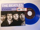 Beatles Blue vinyl 45 Guitar Gently Weeps w/custom slv.