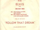 ELVIS PRESLEY EP & RARE PICTURE SLEEVE 1962