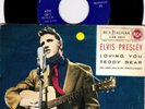 ELVIS PRESLEY  BLUE LABEL 45N 0611 ITALY 1957